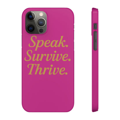 Snap Case for Samsung & iPhone — Find Your Voice Design