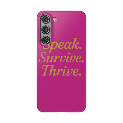 Snap Case for Samsung & iPhone — Find Your Voice Design