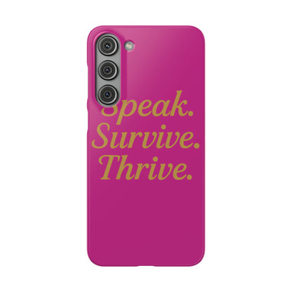 Snap Case for Samsung & iPhone — Find Your Voice Design