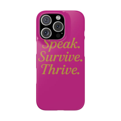 Snap Case for Samsung & iPhone — Find Your Voice Design