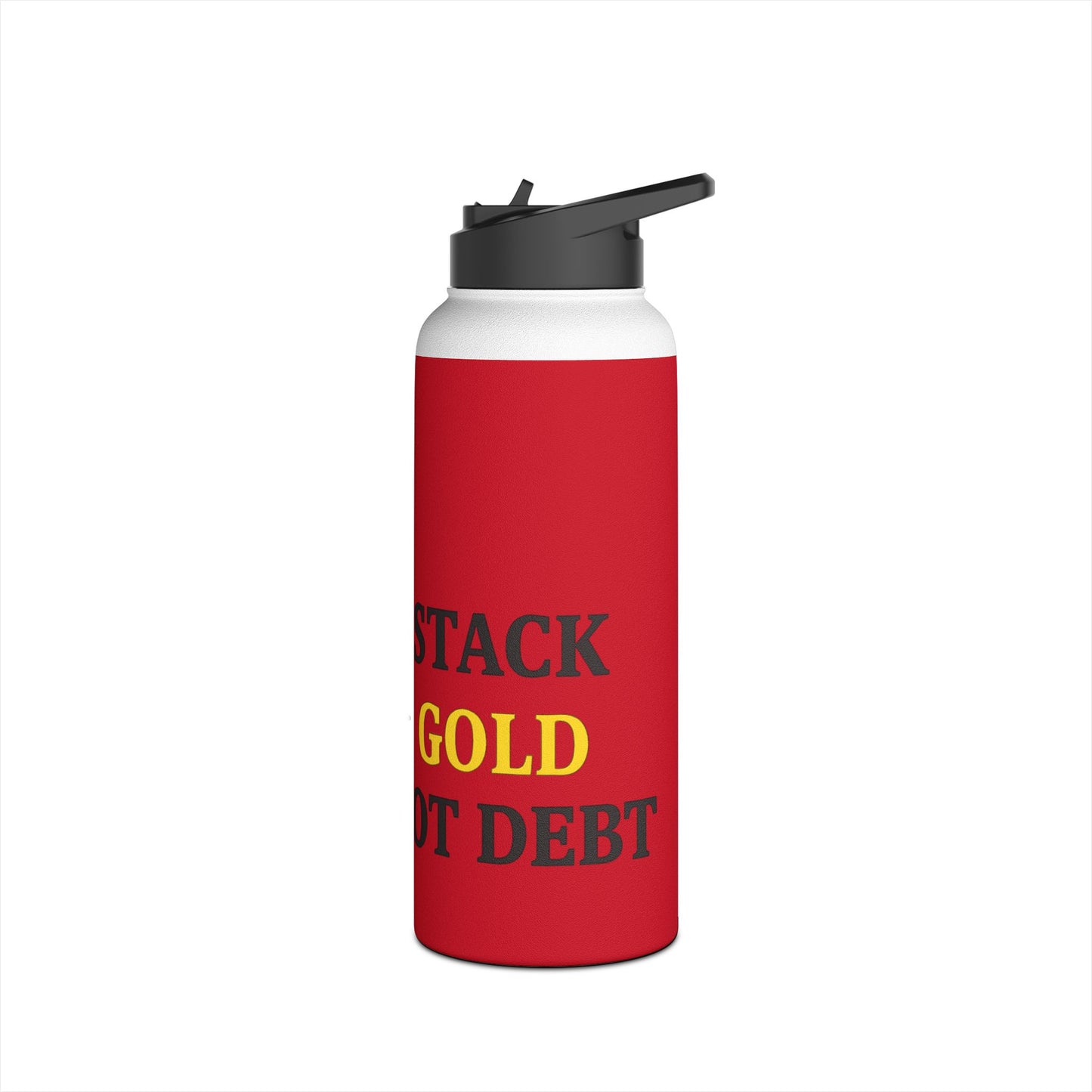 Bitcoin - Inspirational Stainless Steel Water Bottle,  Fitness, Hiking, Gym, Travel, Eco-Friendly Gift