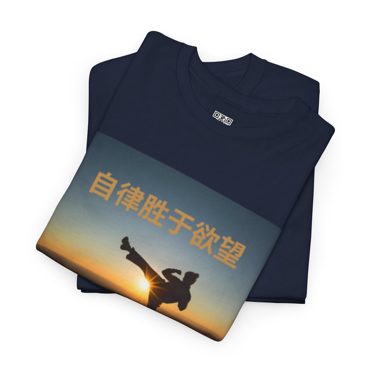 "Discipline Triumphs Over Desire" - Chinese Trendy Tshirt, Gildan 5000 Heavy Cotton Tee