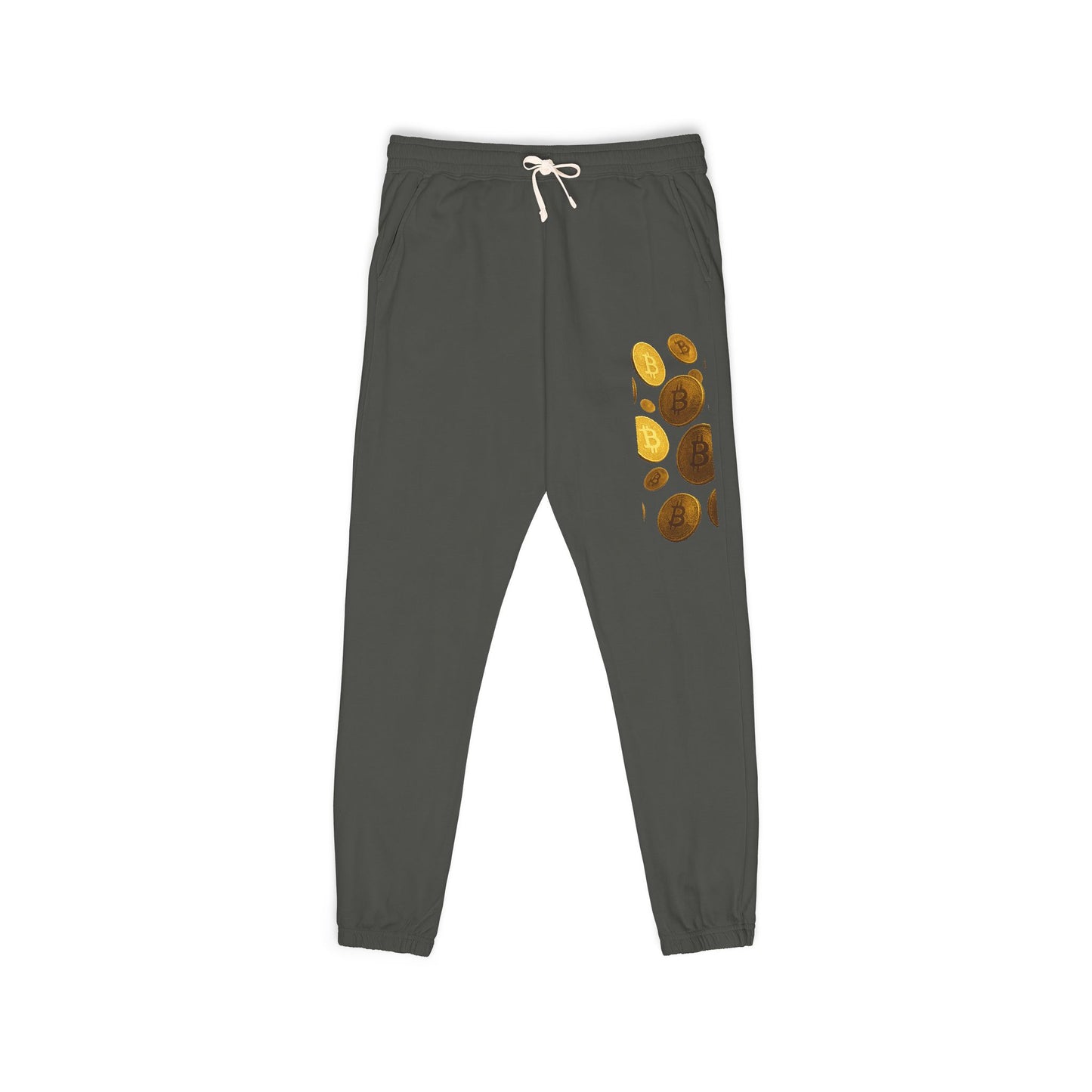 Crypto/Bitcoin - Garment-Dyed Fleece Sweatpants
