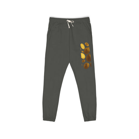 Crypto/Bitcoin - Garment-Dyed Fleece Sweatpants