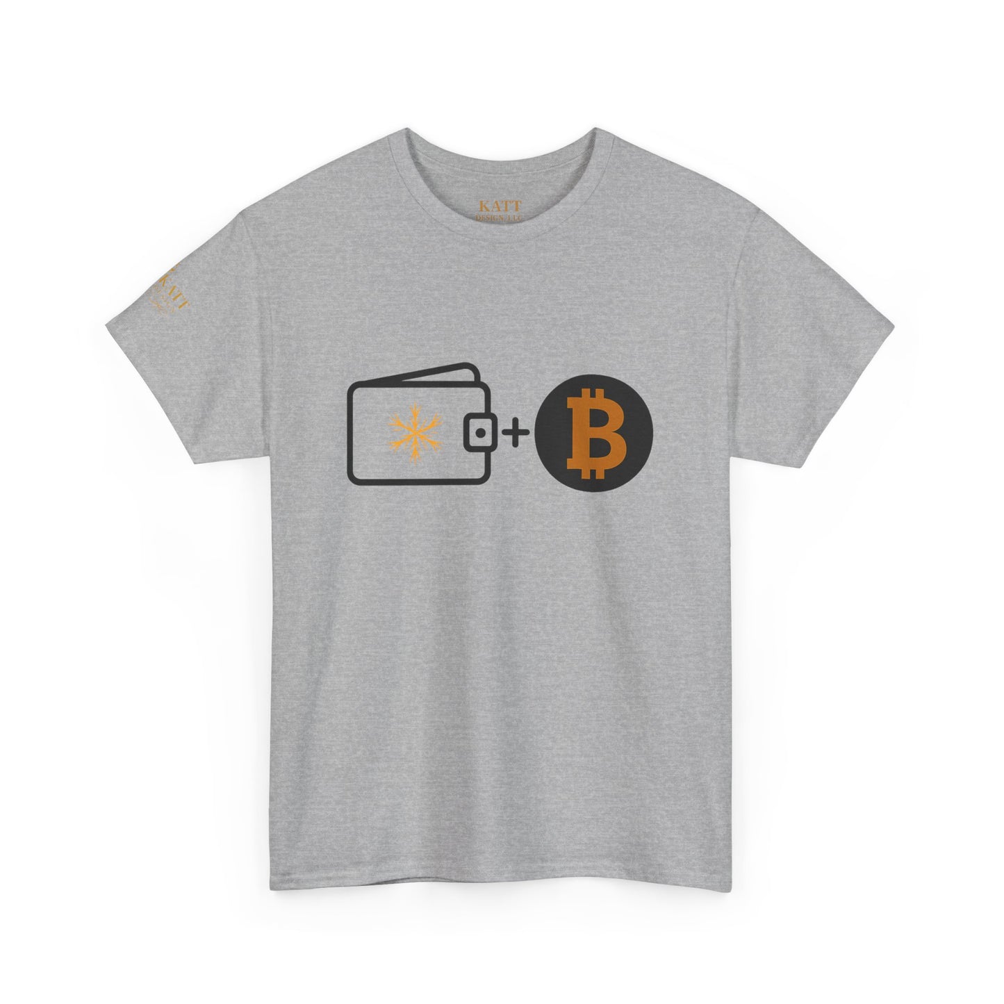 Cold Wallet - Bitcoin - Non Deficiam; "I Will Not Fail" - Unisex Heavy Cotton Tee