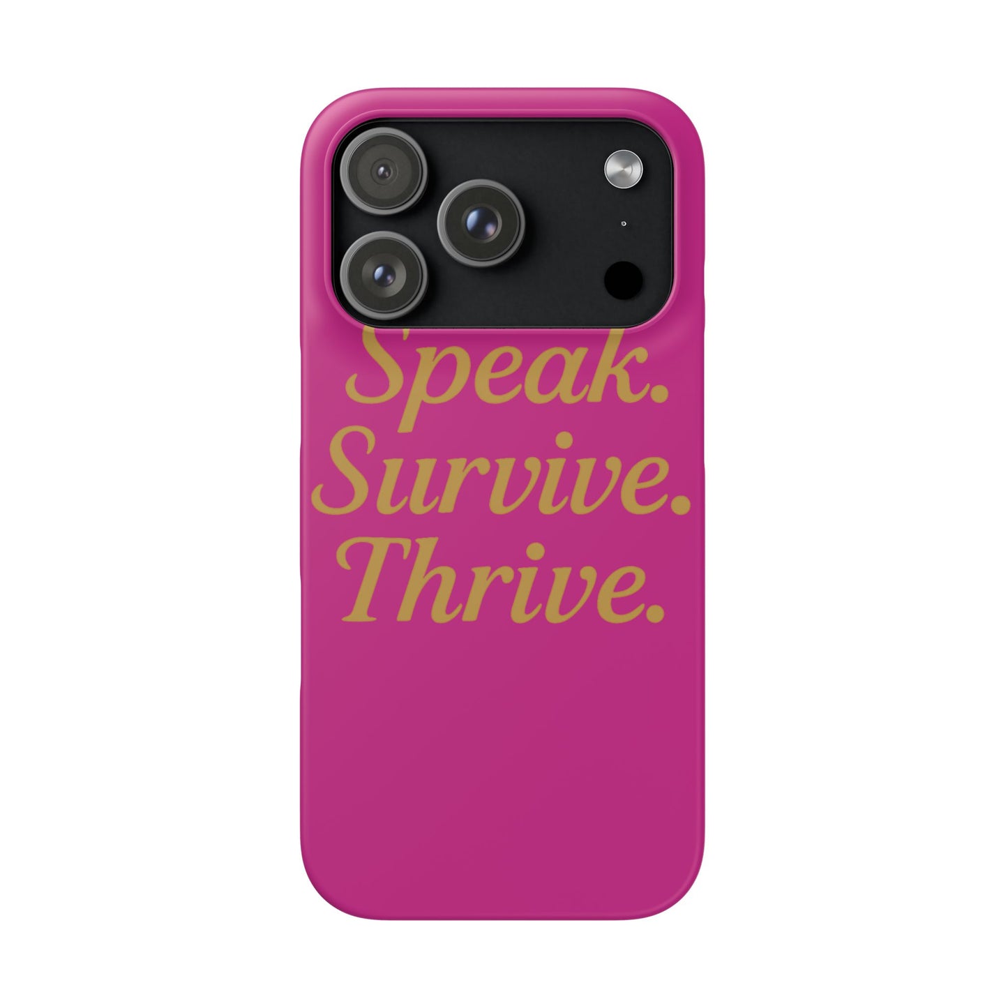 Snap Case for Samsung & iPhone — Find Your Voice Design