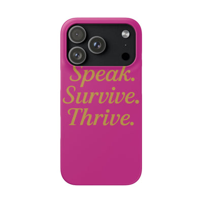 Snap Case for Samsung & iPhone — Find Your Voice Design