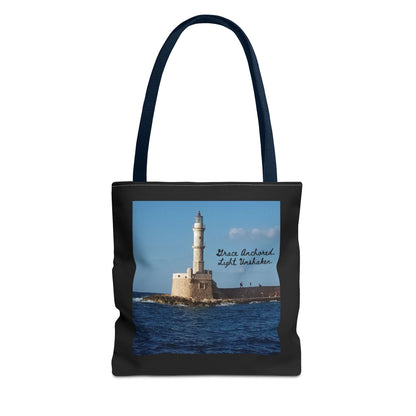 "Grace" Lighthouse - Tote Bag, Eco-Friendly, Stylish Networker