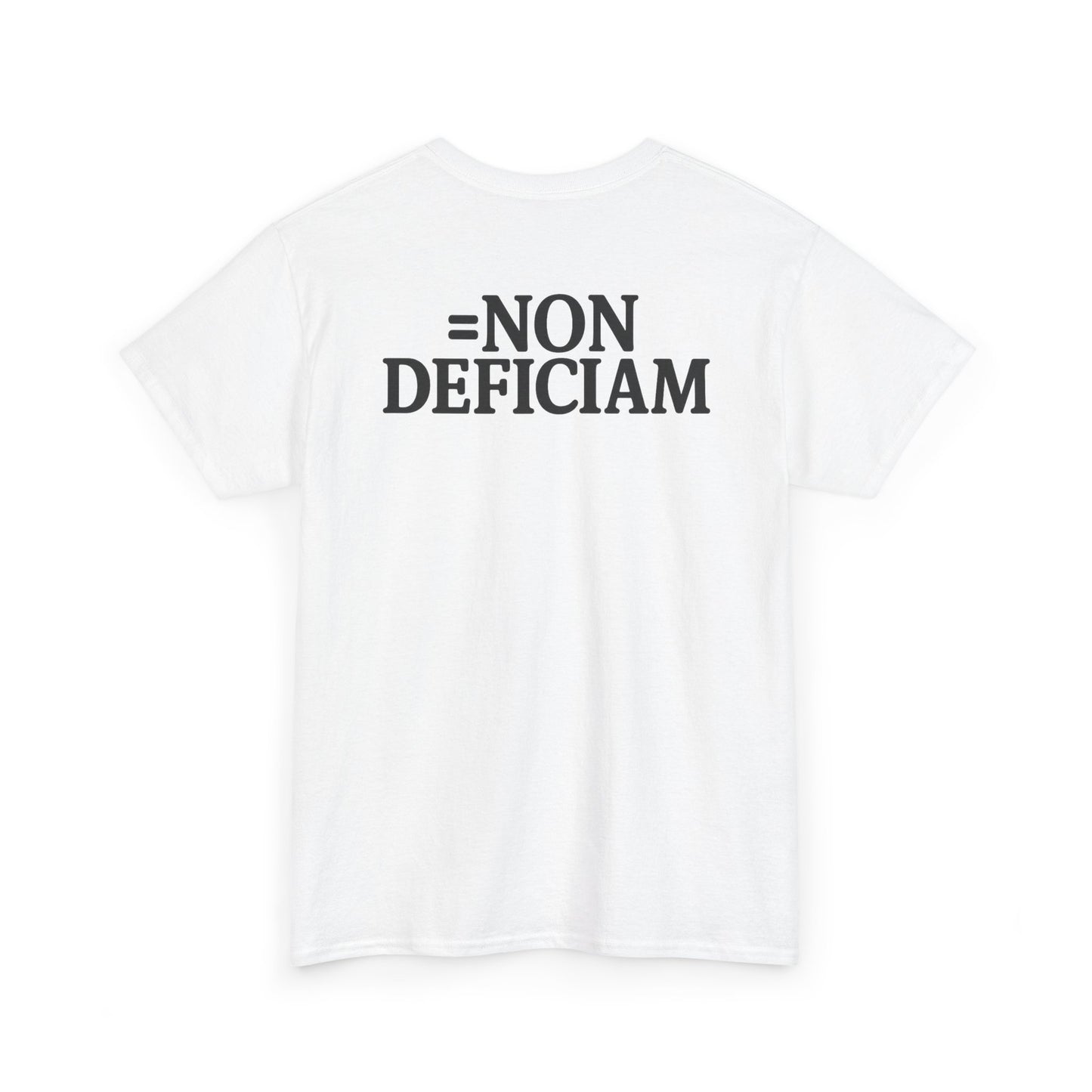 Cold Wallet - Bitcoin - Non Deficiam; "I Will Not Fail" - Heavy Cotton Tee