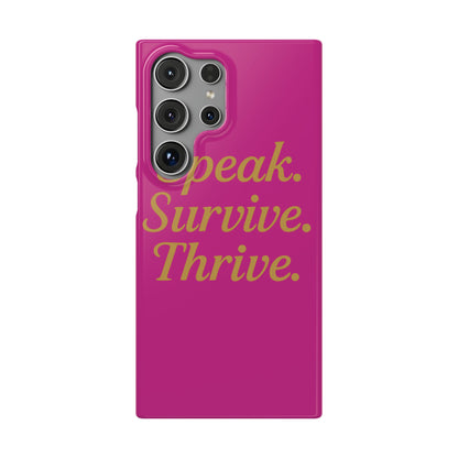 Snap Case for Samsung & iPhone — Find Your Voice Design
