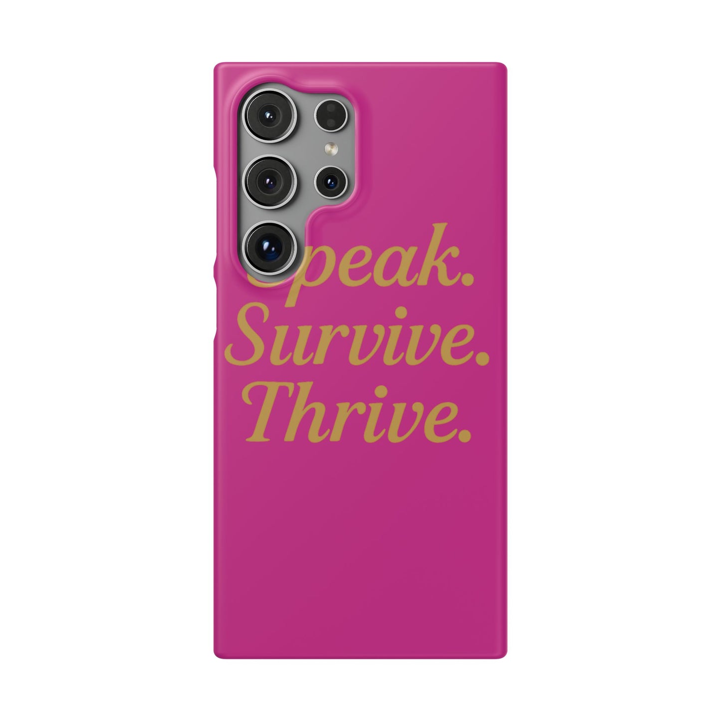Snap Case for Samsung & iPhone — Find Your Voice Design