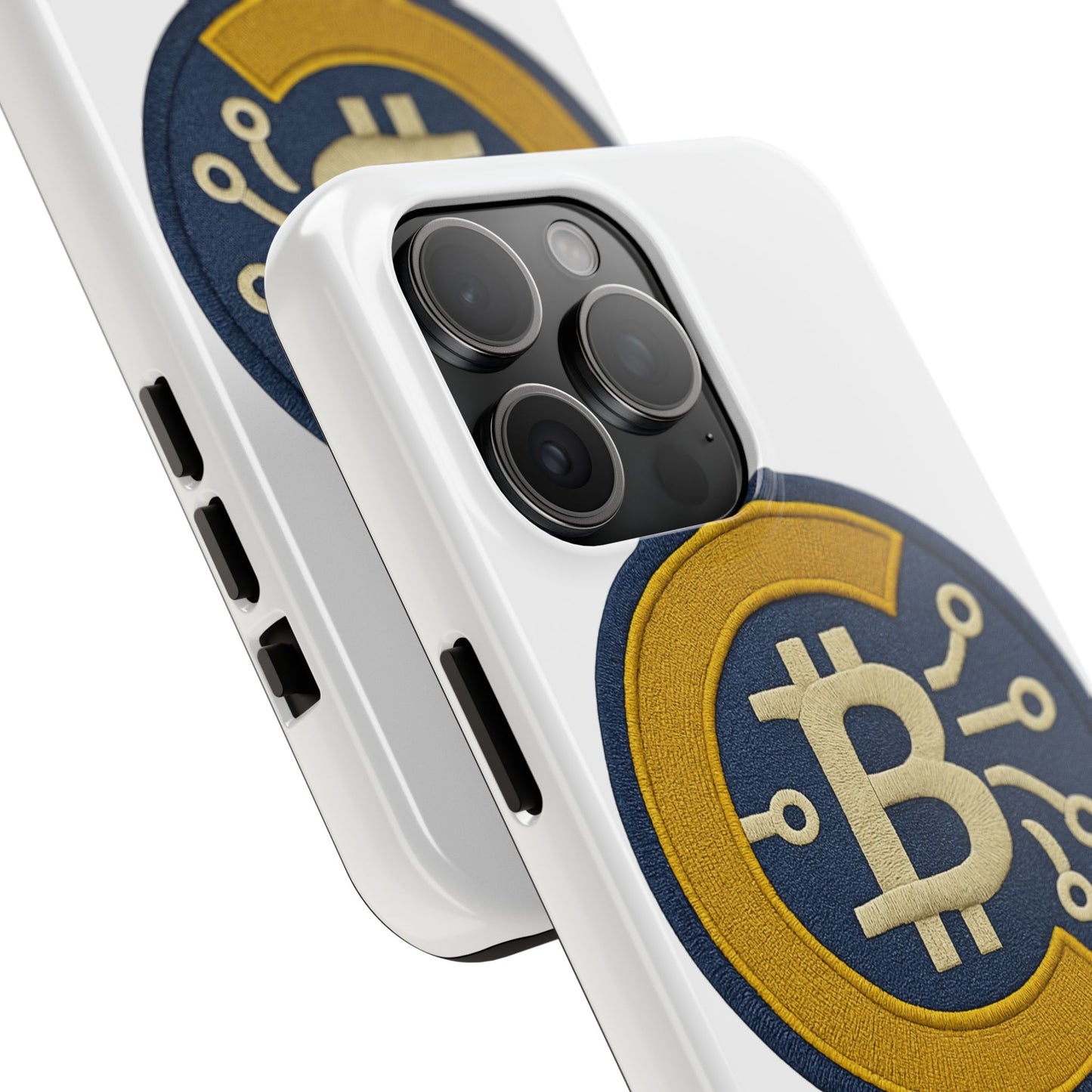 Bitcoin Tech Phone Cases, Cryptocurrency Phone Cover, iPhone and Samsung Case