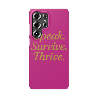 Snap Case for Samsung & iPhone — Find Your Voice Design