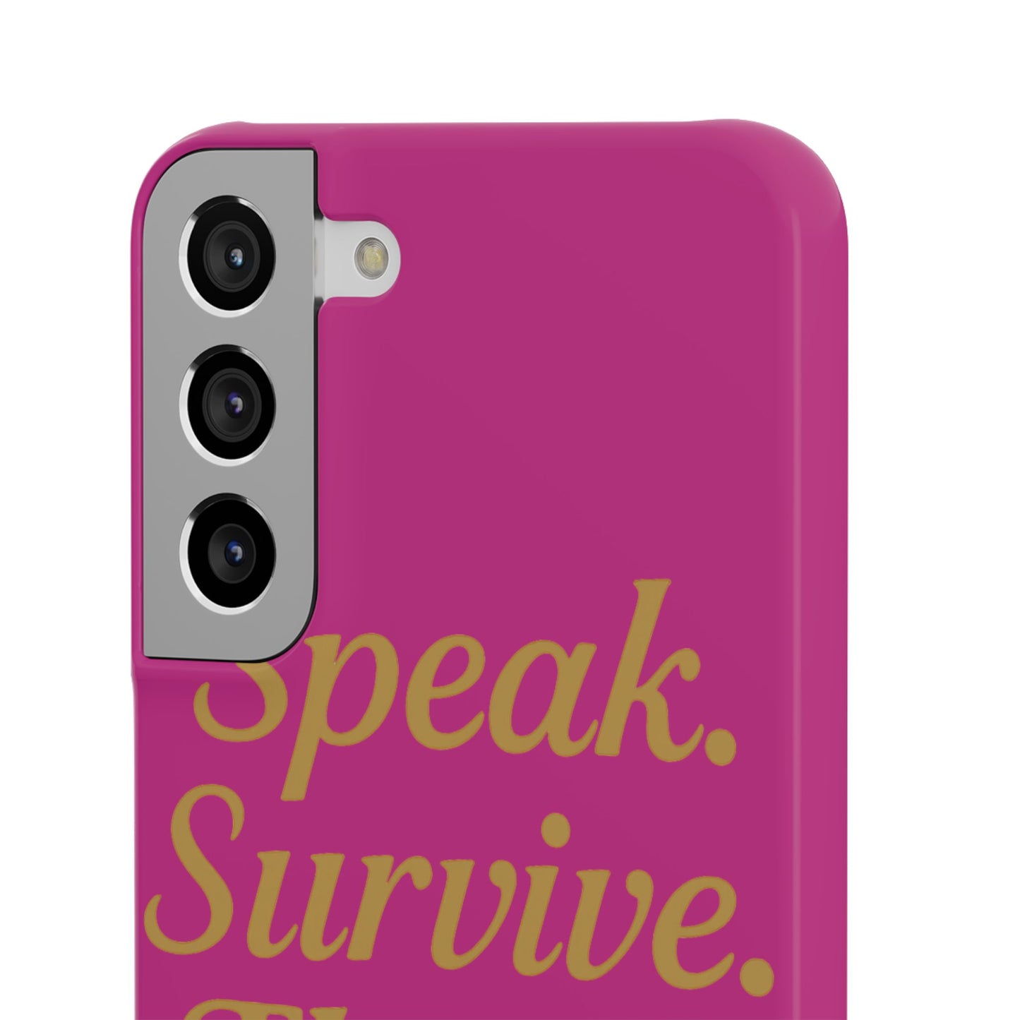 Snap Case for Samsung & iPhone — Find Your Voice Design
