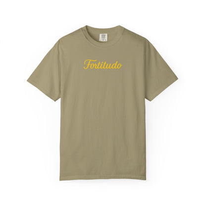 Fortitude - Camiseta teñida "Strength" - Camiseta inspiradora para la comodidad diaria, ideal para regalar y para uso casual.