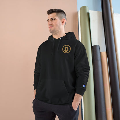 Sudadera con capucha Bitcoin - KATT Design, LLC - Champion