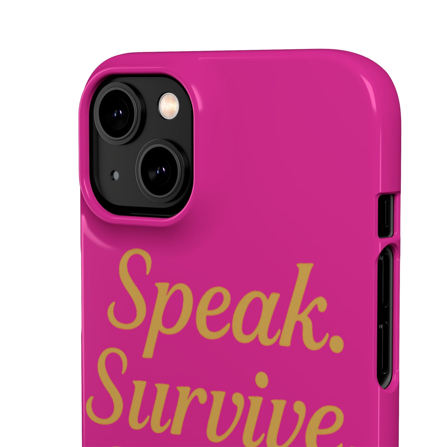 Snap Case for Samsung & iPhone — Find Your Voice Design