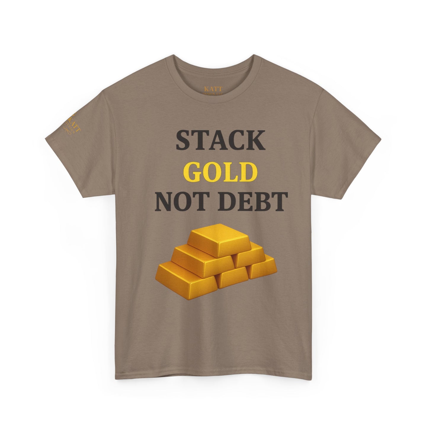 Stack the Gold - Bitcoin - Unisex Heavy Cotton Tee