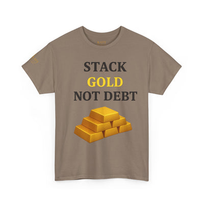 Stack the Gold - Bitcoin - Camiseta unisex de algodón grueso