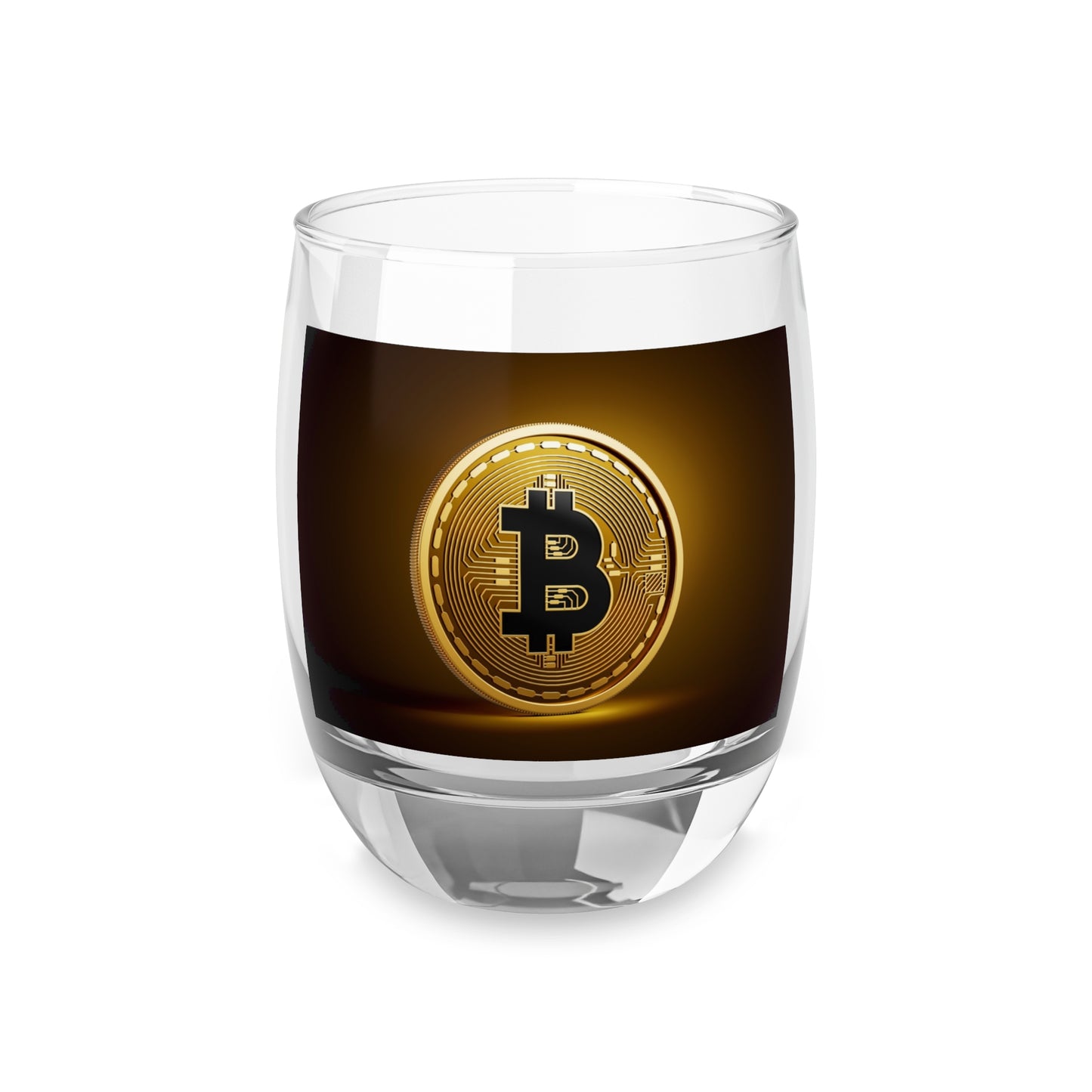 Bitcoin Whiskey Glass, Sports Lovers, Home Bar Essentials, Crypto Drinkware, Perfect for Gifting