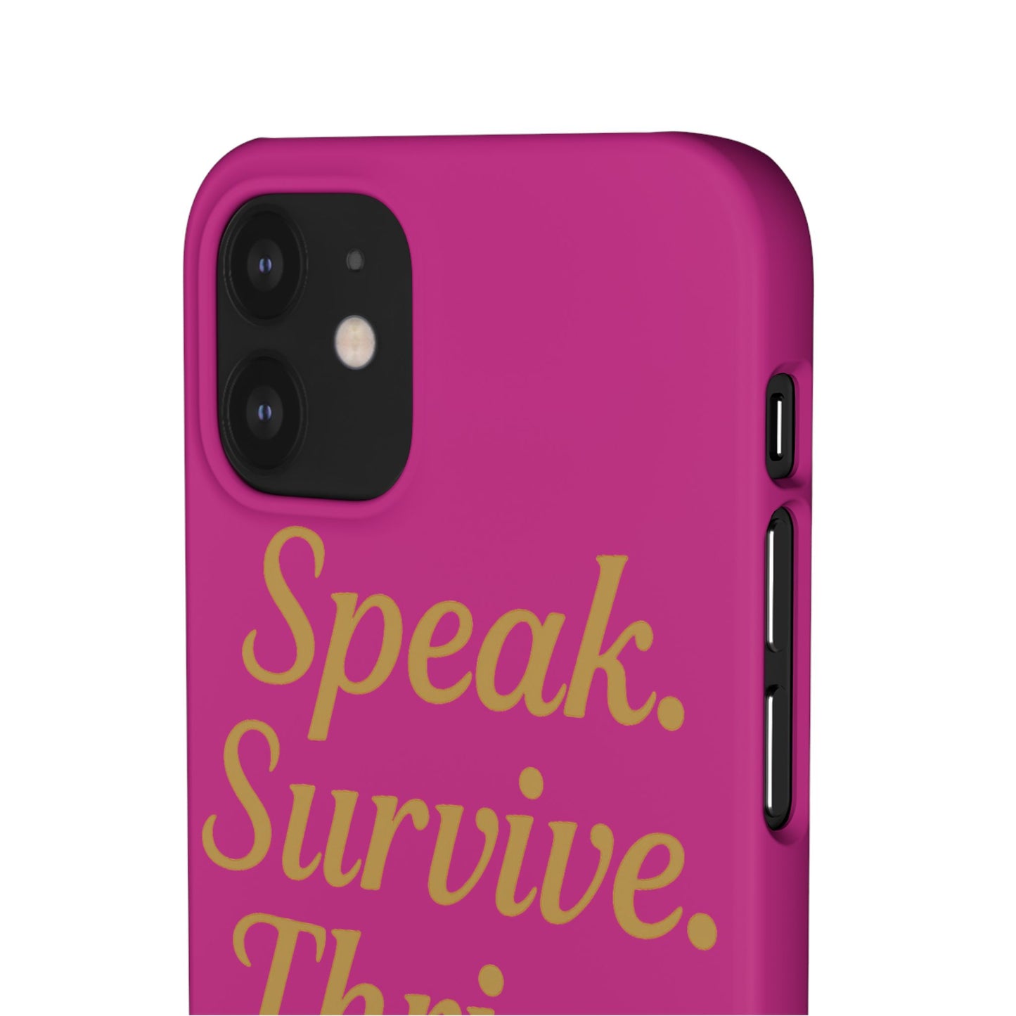 Snap Case for Samsung & iPhone — Find Your Voice Design